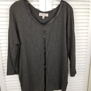 Philosophy Dark Gray Tunic Size L